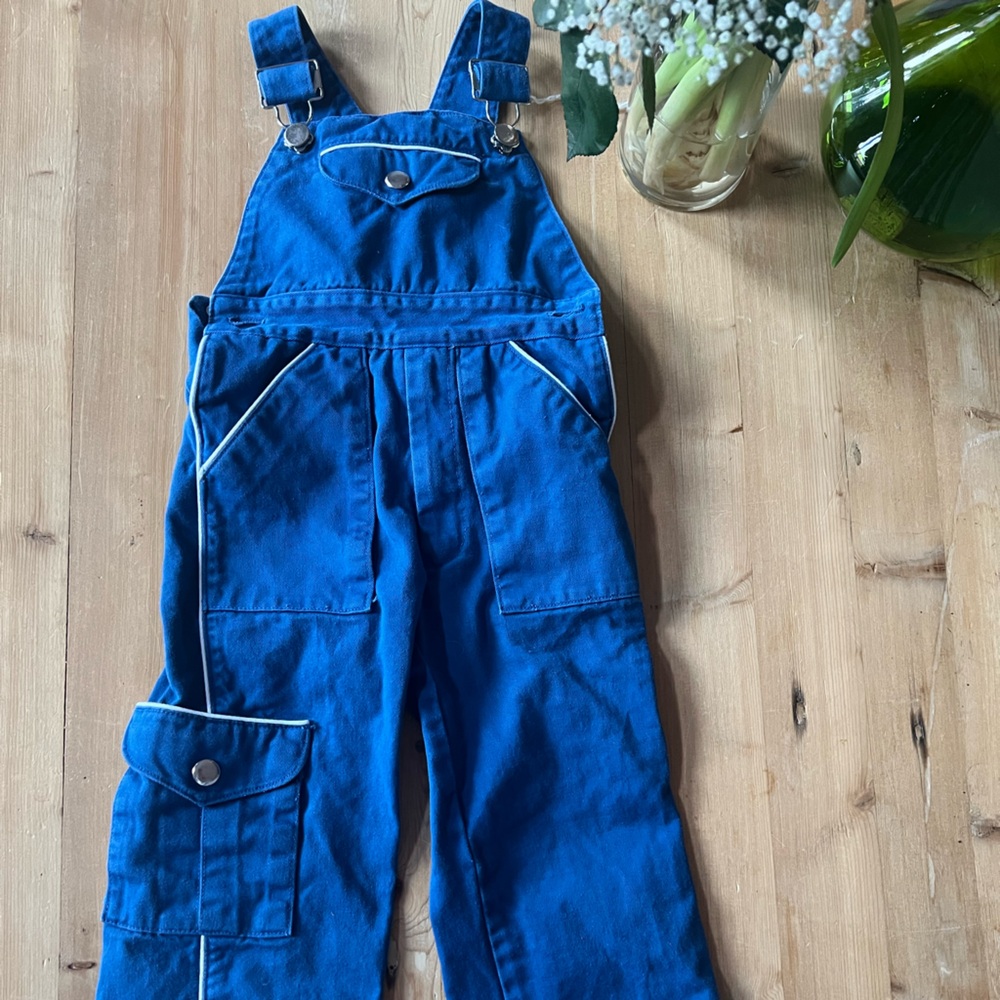 Blue Denim Overalls 4T